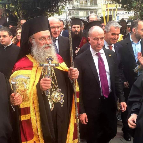 ΠΡΟΣΦΩΝΗΣΗ ΑΝΤΙΠΕΡΙΦΕΡΕΙΑΡΧΗ ΔΡΑΜΑΣ ΓΡΗΓΟΡΗ ΠΑΠΑΕΜΜΑΝΟΥΗΛ ΚΑΤΑ ΤΗΝ ΕΝΘΡΟΝΙΣΗ ΤΟΥ ΣΕΒΑΣΜΙΩΤΑΤΟΥ ΜΗΤΡΟΠΟΛΙΤΟΥ ΔΡΑΜΑΣ κ.κ. ΔΩΡΟΘΕΟΥ